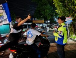 Jaga Kondusivitas, Kapolsek Ciawi Turun Langsung Amankan Pergerakan Suporter Persib di Jalur Puncak-Bogor