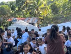 Gempa Dahsyat M7.8 Guncang Filipina, Siswa SD Mahayahay Berpegangan ke Tanah Saat Upacara