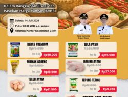 Gerakan Pangan Murah di Ciawi Bogor, Warga Keluhkan Jumlah Stok Beras