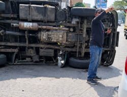 Truk Kecelakaan di Munggang, Jalur ke Garut Mengular hingga Dangdeur
